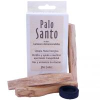 Palo Santo piezas uniformes 30 g  y 10 Carbones Autoencendido - Bursera Graveolens (HAS)