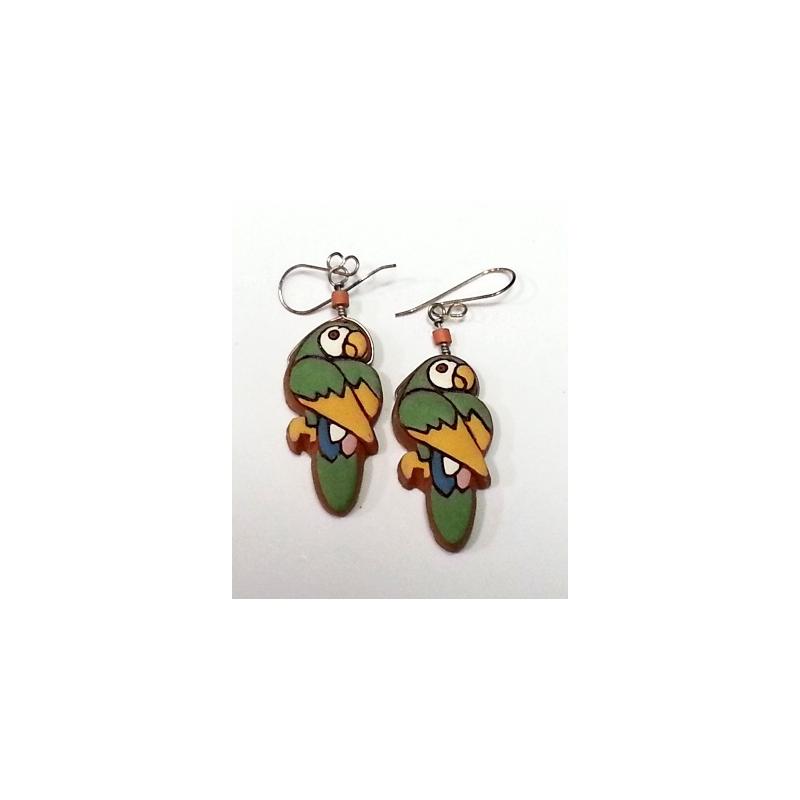 Pendientes Terracota Pajaros