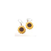 Pendientes Terracota Girasoles