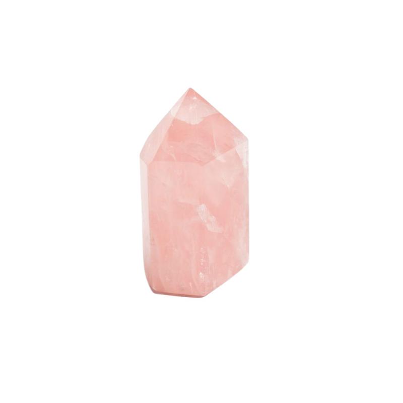 Piedra Punta Cuarzo Rosa Pulida de 50 a 80 gramos