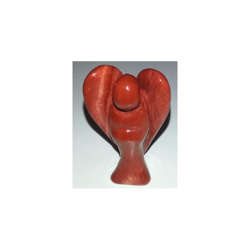 Piedra Forma Angel Jaspe Rojo 5 x 3 cm