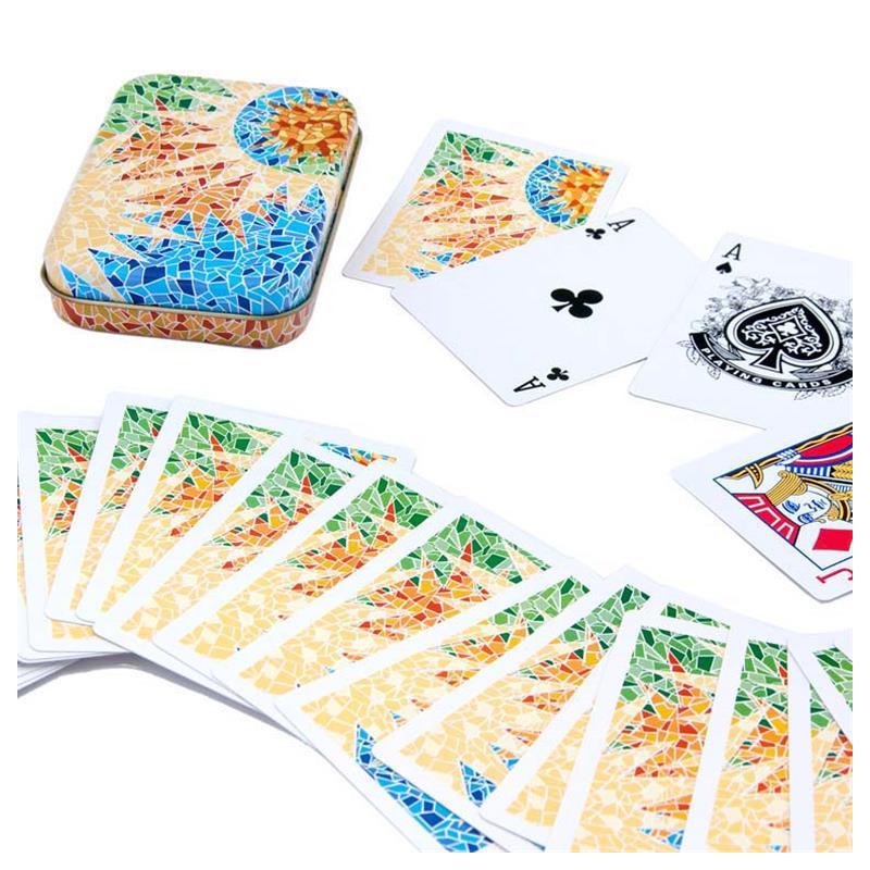 Baraja Poker Gaudi 7x10 cm en Lata / In a Tin