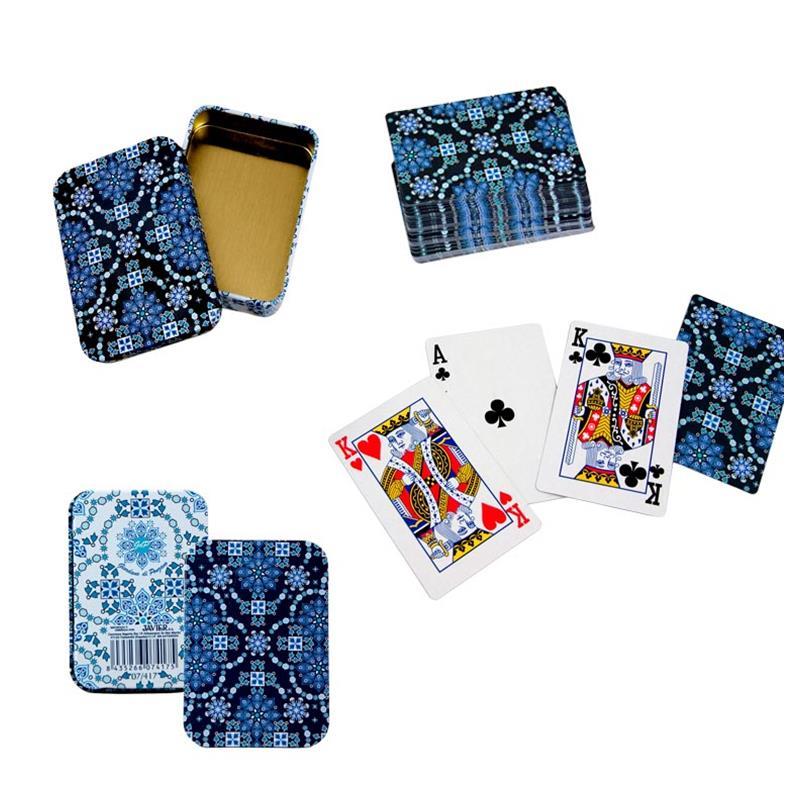 Baraja Poker Mosaico Arabesque 7x10 cm en Lata / In a Tin