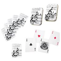 Baraja Poker Musica - Music 7x10 cm en Lata / In a Tin