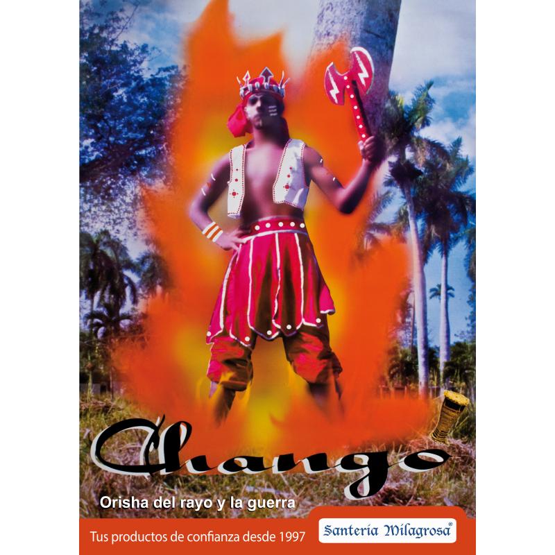 POSTER Orisha Chango - 50 x 70 cm (Papel 120 gr)